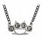 Collar Five Finger Death Punch - Knuckle Duster - ALCHEMY GOTHIC