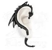 earrings The Dragon's Lure - Black - ALCHEMY GOTHIC