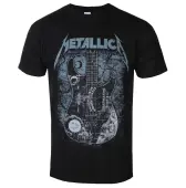 men's t-shirt Metallica - Kirk Ouija board Guitar - Black M