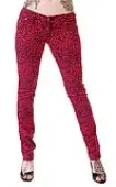 pants women 3RDAND56th - Print Skinnies - Pink 34