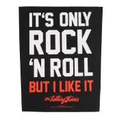 Large patch The Rolling Stones - It's Only Rock 'N' Roll' - RAZAMATAZ