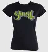 t-shirt metal women's Ghost - Keyline Logo - ROCK OFF L