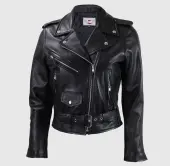 jacket women's (leather jacket) OSX XXL/18