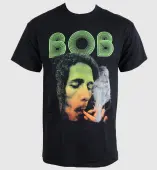 men's t-shirt Bob Marley - Smoking Da Erb - Black - ROCK OFF XXL