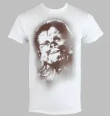 film t-shirt men's children's Star Wars - Chewy - PLASTIC HEAD S