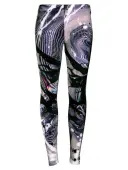 pants women (leggings) DISTURBIA - Static XL