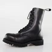 leather boots unisex - ALTERCORE - Black 40