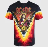 t-shirt metal men's women's unisex AC-DC - Angus Lightening - LIQUID BLUE M