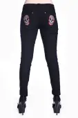 women's trousers BANNED - Sugar Skull - Black 26