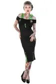 dress women BANNED - Black Frankenstein and Bride Pencil 8