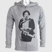 men's sweatshirt Jeans massacre motor saw - Leatherface - PLASTIC HEAD S