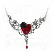 ALCHEMY GOTHIC choker - The Blood Rose Heart