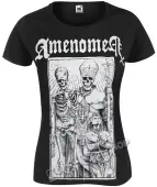t-shirt hardcore women's - POPE AND DEATH - AMENOMEN S