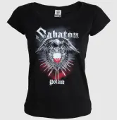 t-shirt women Sabaton - Poland - Carton XS