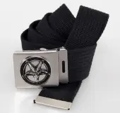 belt PENTAGRAM - Black