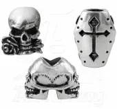 beads (3pcs) to hair (beard) ALCHEMY GOTHIC - Janus / Coffin / Alchemist