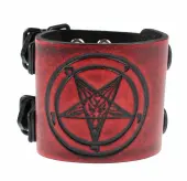 bracelet Baphomet - Red