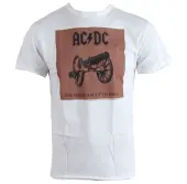 t-shirt metal men's AC-DC - About To Rock - AMPLIFIED S