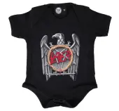 Slayer- Silver Eagle - Black - Metal-Kids 68/74