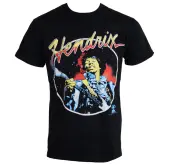 t-shirt men Jimi Hendrix - Script Circle - ROCK OFF XXL