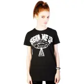 t-shirt hardcore women's - Beam Me Up - DISTURBIA XL