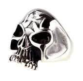 ring ETNOX - Iron Cross Skull 59