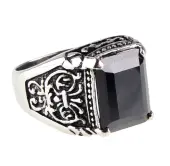 ring ETNOX - Black Ornament 56