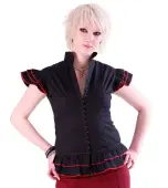 shirt women's DEAD THREADS - Black S