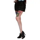 skirt women's DEAD THREADS - Black 8