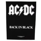 patch large AC / DC - Back In Black - RAZAMATAZ