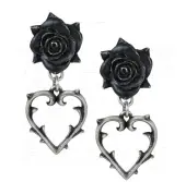 ALCHEMY GOTHIC earrings - Wounded Love Earstuds