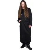 coat men's BLACK PISTOL - Army Coat Denim - BLACK L
