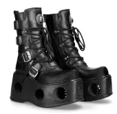 shoes NEW ROCK - 373 ITALI NOMADA BLACK NEW SPACE 42