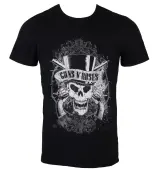 t-shirt metal men's Guns N' Roses - Faded Skull - ROCK OFF S