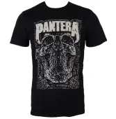 t-shirt men Pantera - 101 Proof Skull - ROCK OFF S