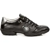 Shoes NEW ROCK - ITALI NEGRO, BOX PLANE 45
