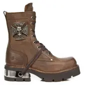 Boots NEW ROCK - VENTURE AVIADOR MARRON M3 ACERO ORIF 46