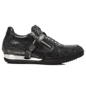 boots NEW ROCK - FLORAL DENIM NEGRO 41