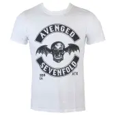 t-shirt men Avenged Sevenfold - Moto Seal - White - ROCK OFF M