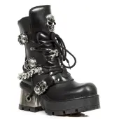 boots NEW ROCK - Itali Negro - Nomada Negro - Planing New Negro