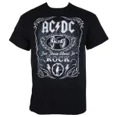 t-shirt metal men's AC-DC - Label - LIQUID BLUE M