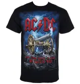 t-shirt metal men's AC-DC - Cannon Carnage - LIQUID BLUE M