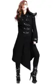 coat women's Devil Fashion - Gothic Shadow XL