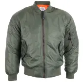 jacket men spring/fall OSX - MA 1 FLIGHT - TEXTILE (OLIVE GREEN) M