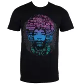 t-shirt men Jimi Hendrix - Afro Speech - ROCK OFF XXL