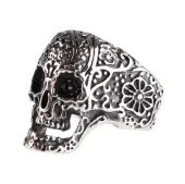 ring ETNOX - Ornament Skull 65