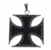 ETNOX Collar - Black Iron Cross