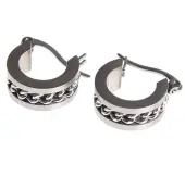 earring ETNOX - Mesh Steel
