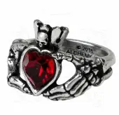 Ring ALCHEMY GOTHIC - Claddagh By Night T