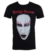 men's t-shirt Marilyn Manson - Red Lips - ROCK OFF L